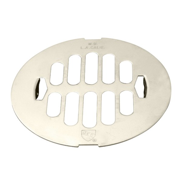Westbrass AB&A Snap-in Shower Strainer in Polished Nickel D3198-05
